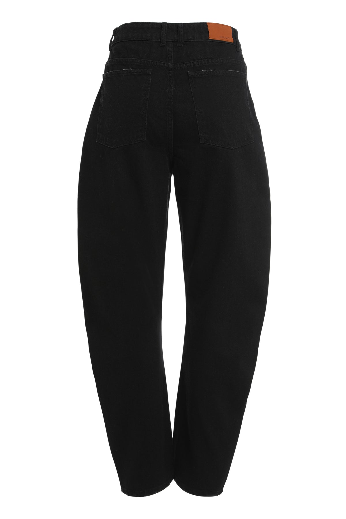 Curved Jeans in Black