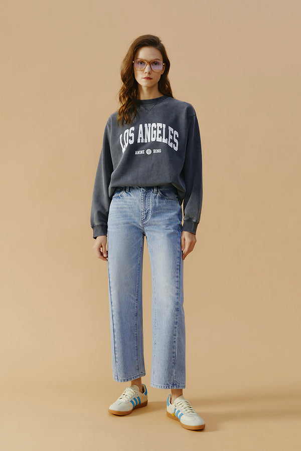 High-Line Curve Ankle Jeans HJ016