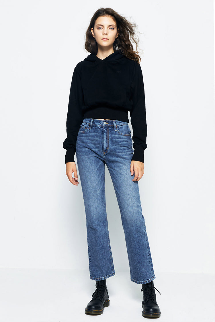Activity Grrrl High Rise Kick Crop Jeans HJ017 [FINAL SALE]