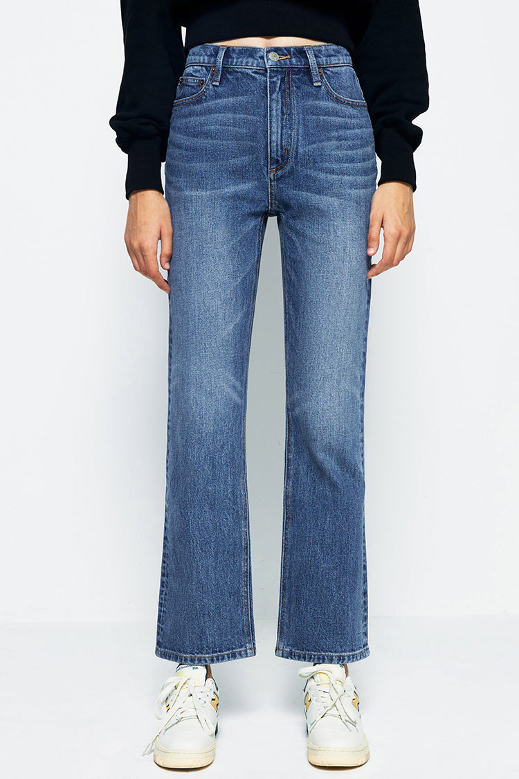 Activity Grrrl High Rise Kick Crop Jeans HJ017 [FINAL SALE]