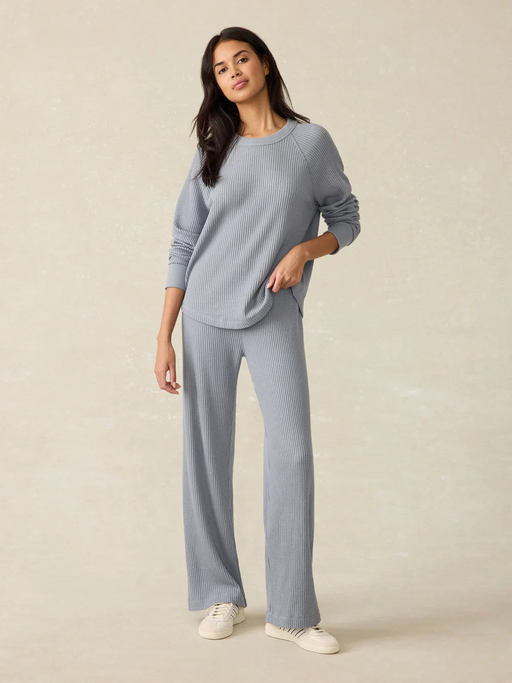 Faherty Legend Waffle Wide Leg Pant