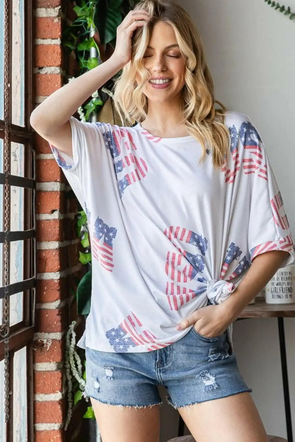 Trendsi HOPELY Letter Graphic Women's Casual T-Shirt + Daily Wear Top + Soft & Comfy