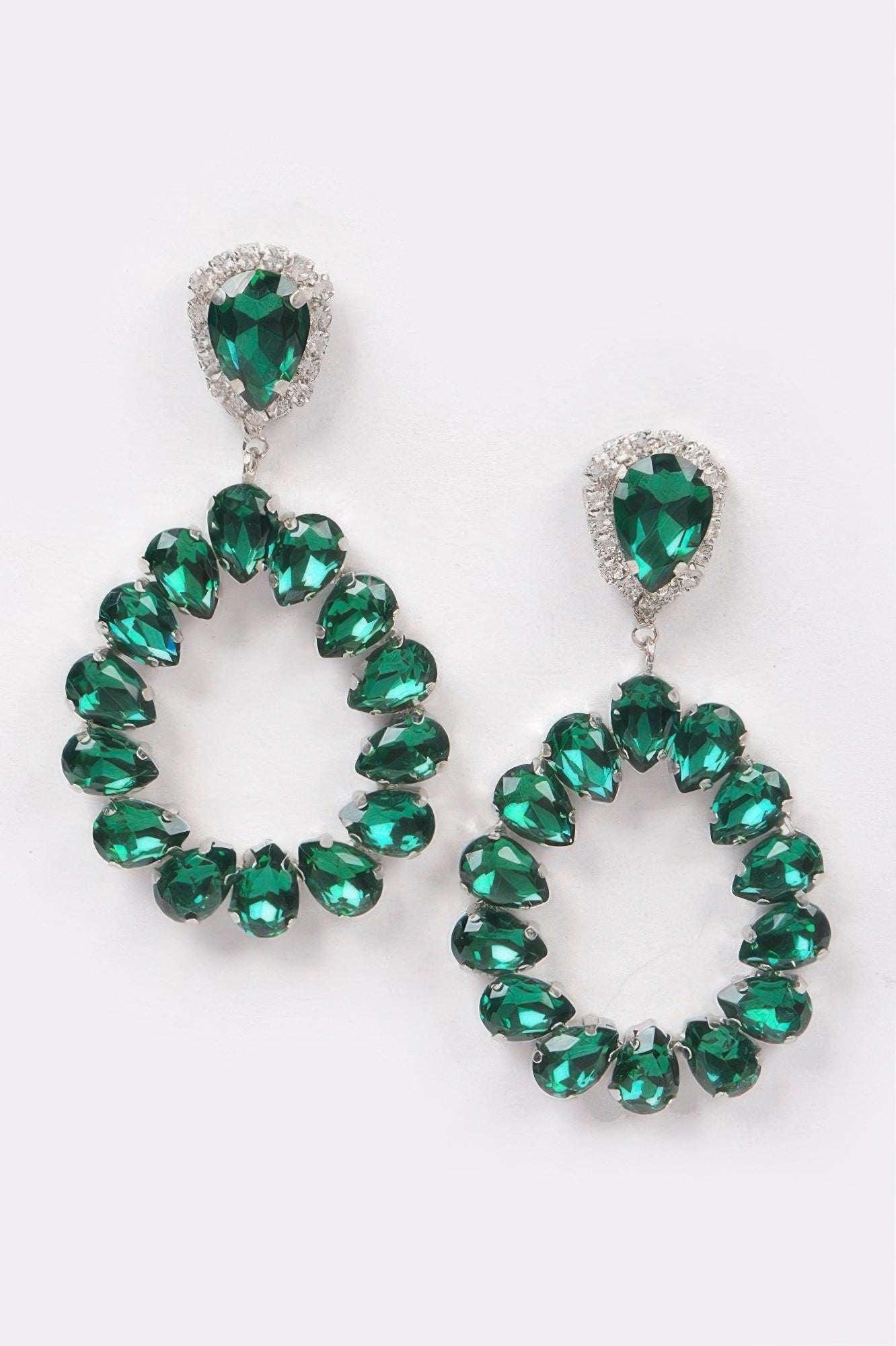 HUDSON Teardrop Stone Earring - New Collection Los Angeles - BYMANYC ® New York