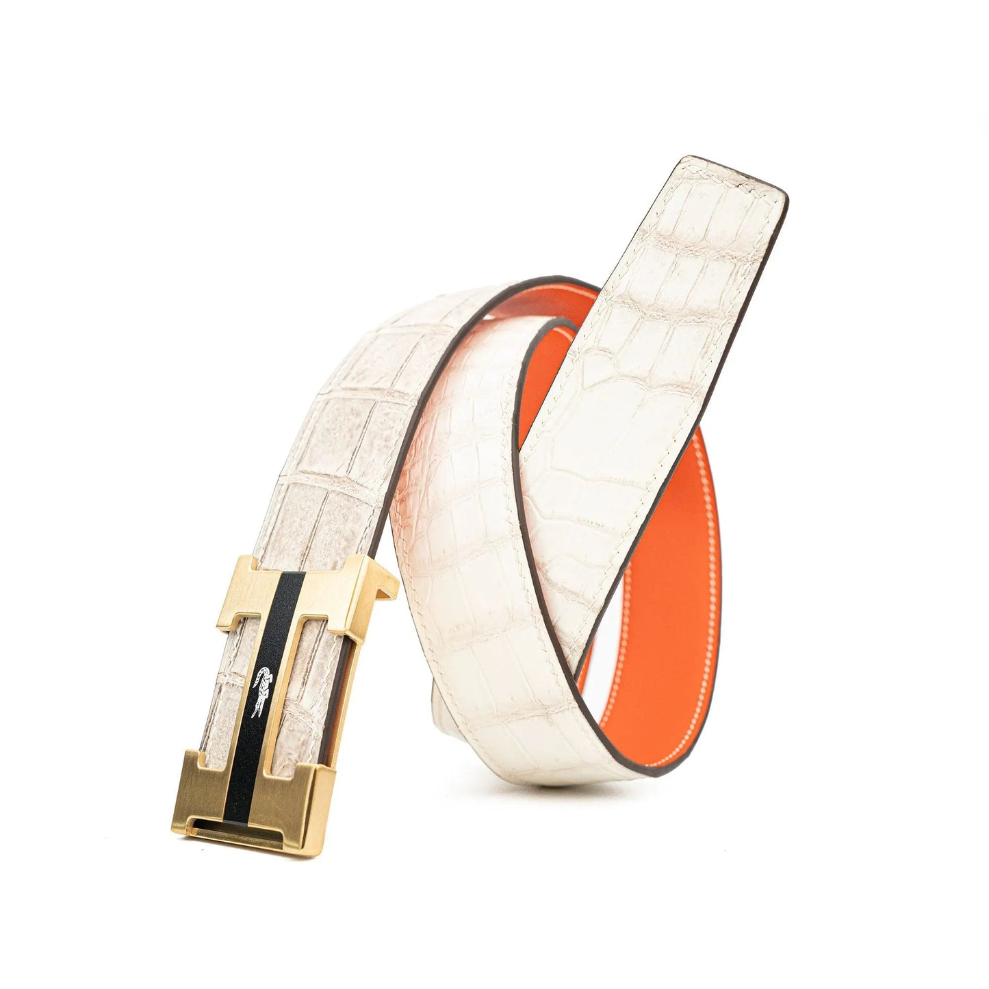 Handcrafted Alligator Leather Belts DVG108