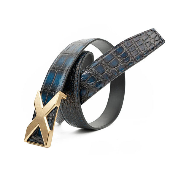 Handcrafted Alligator Leather Belts DVG238