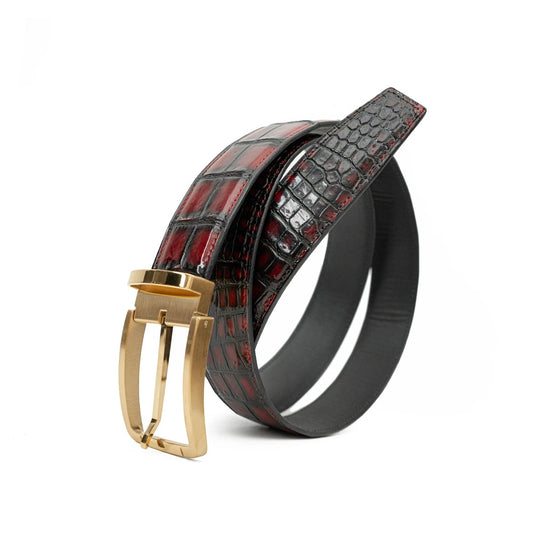 Handcrafted Alligator Leather Belts DVG279