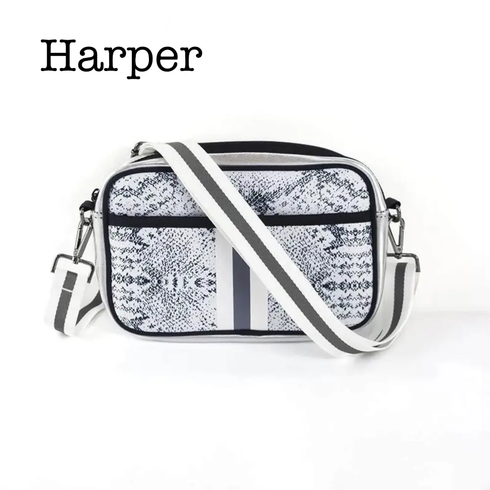 Neoprene Crossbody Bag - Lightweight & Compact - Women's Travel