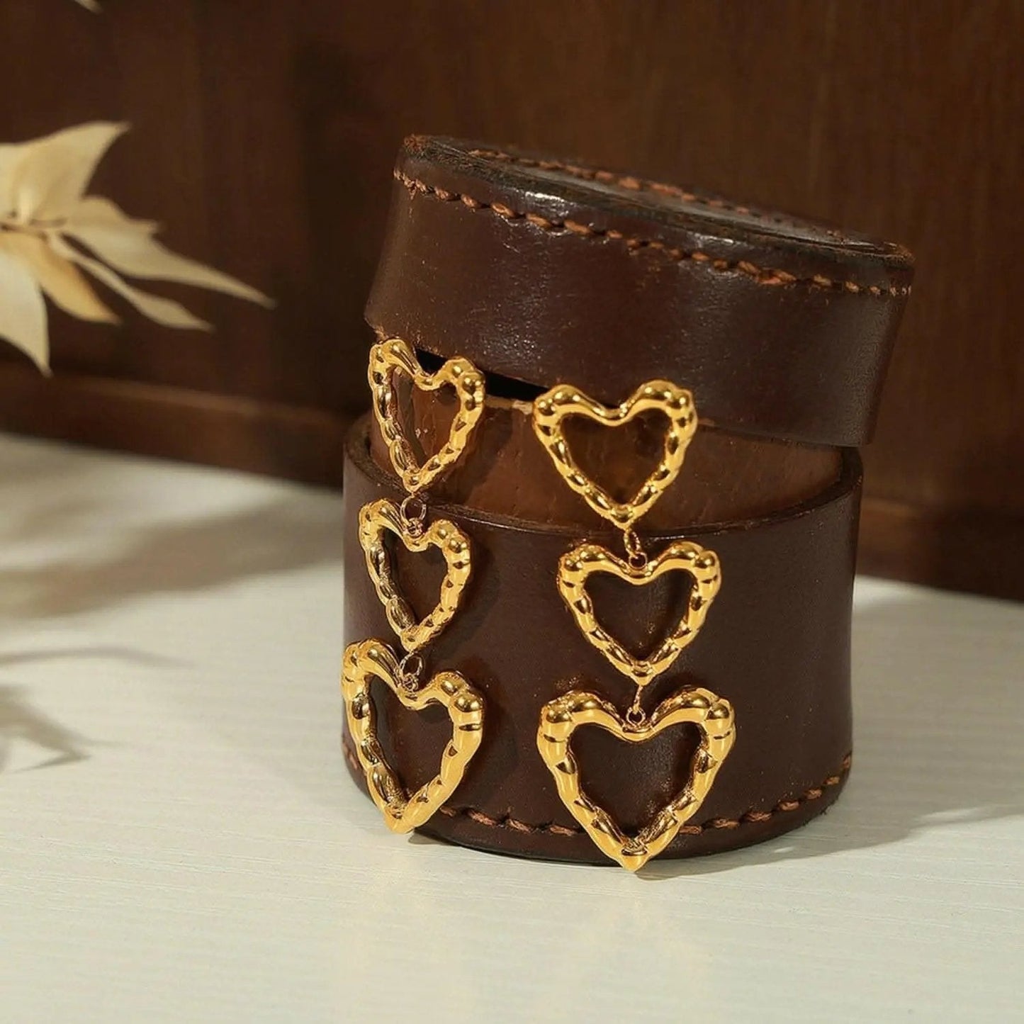 Trendsi just arrived - Heart-shaped titanium earrings