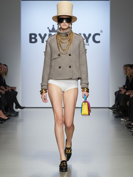 Heritage Houndstooth Eco-Jacket • UPPER EAST New Collection BYMANYC ® New York