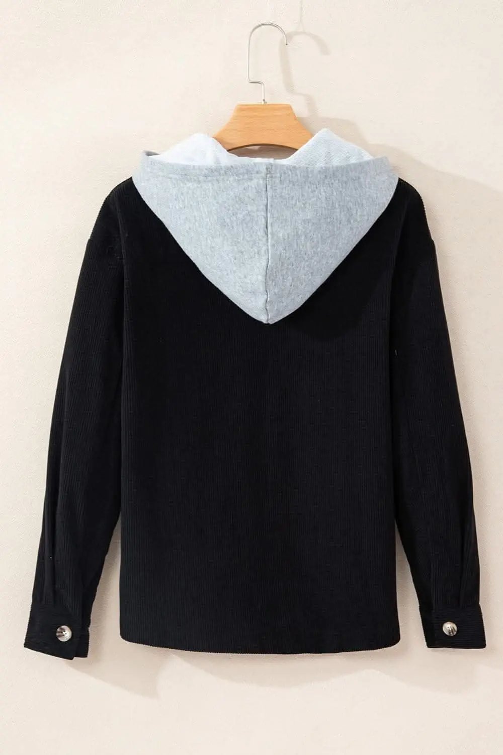 Trendsi Hooded drawstring jacket with pockets