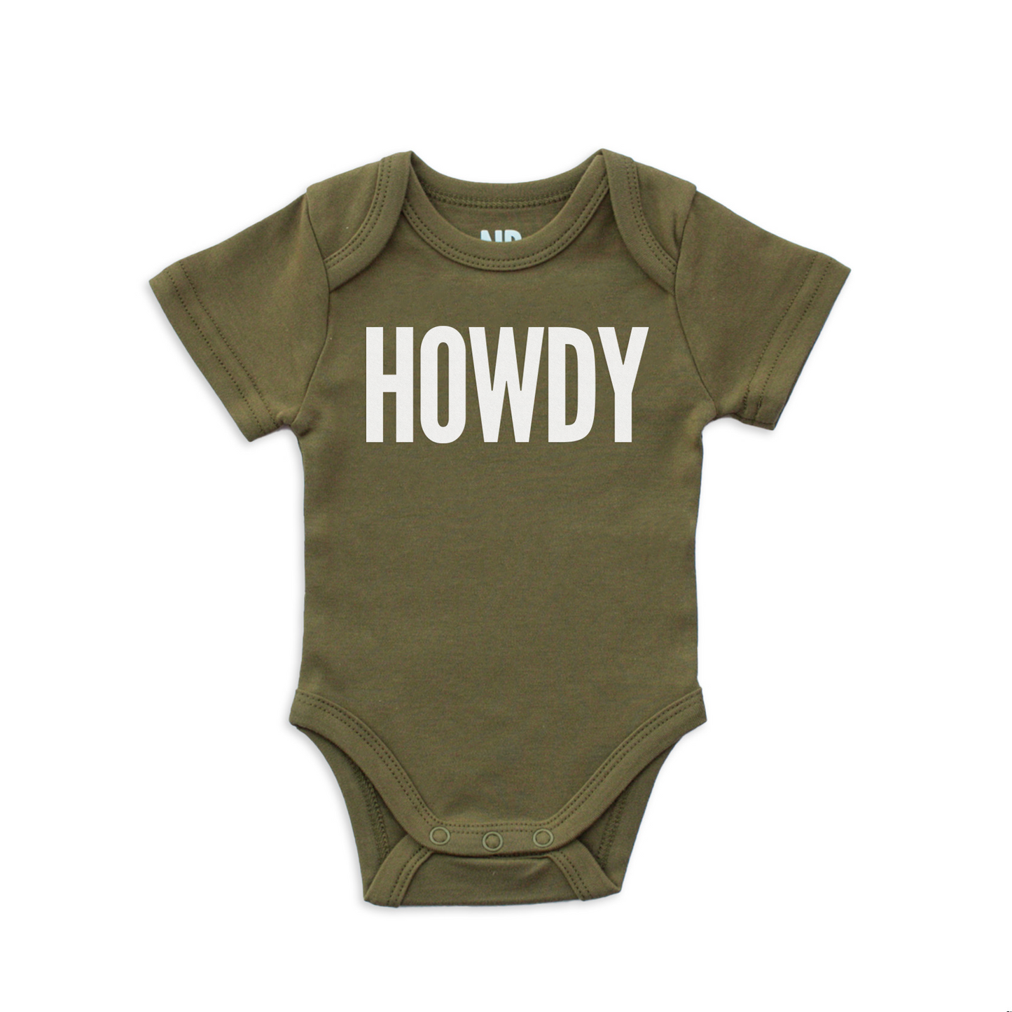 HOWDY Bold Onesie
