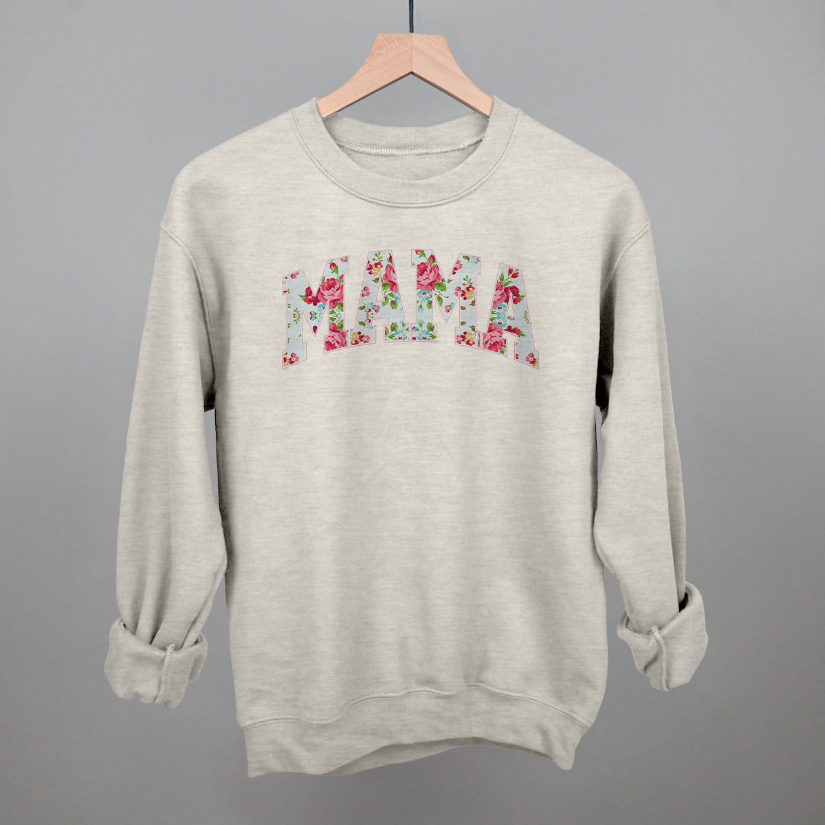 Mama (Block Letter Floral)