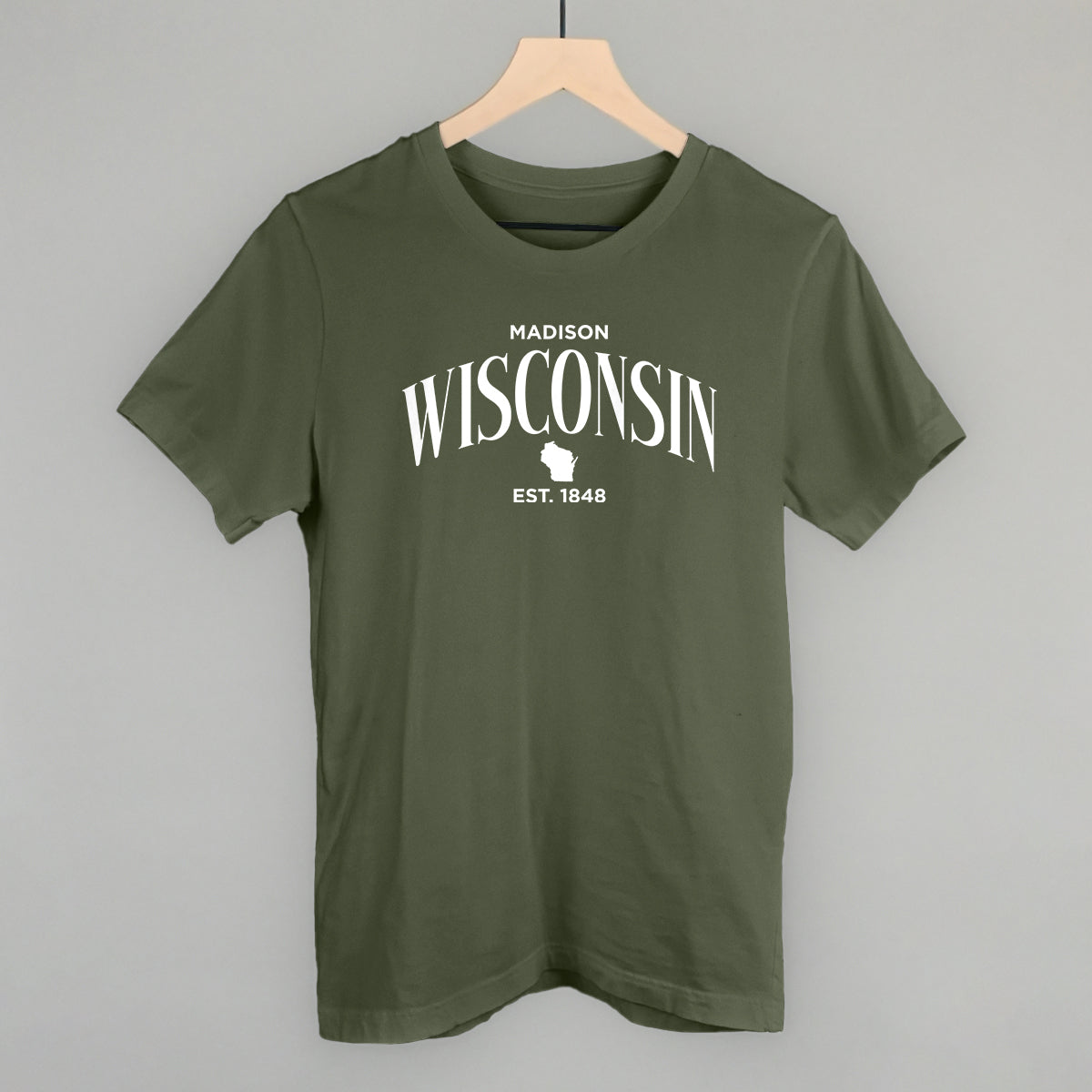 Wisconsin Est. 1848 (White)