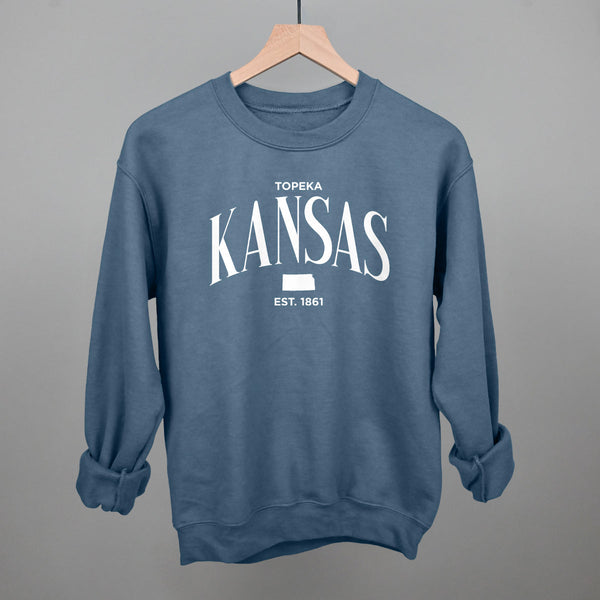 Kansas Est. 1861 (White)