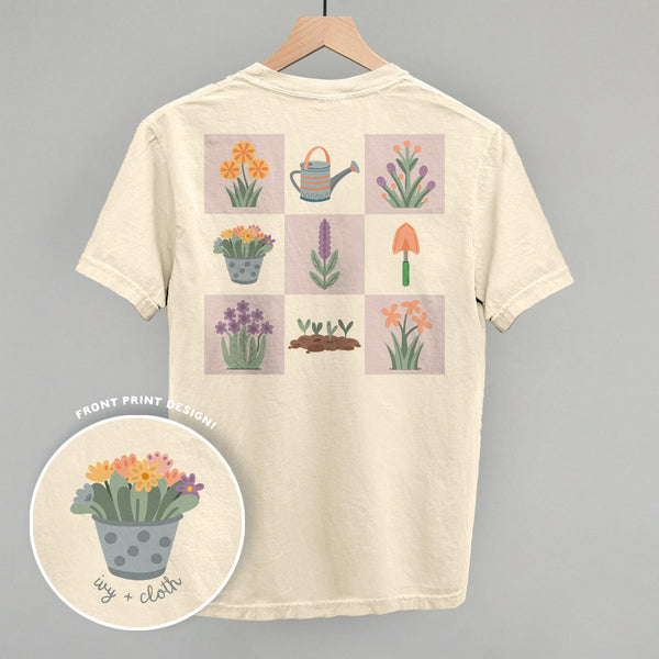 Floral Grid Doodles (Back Print)