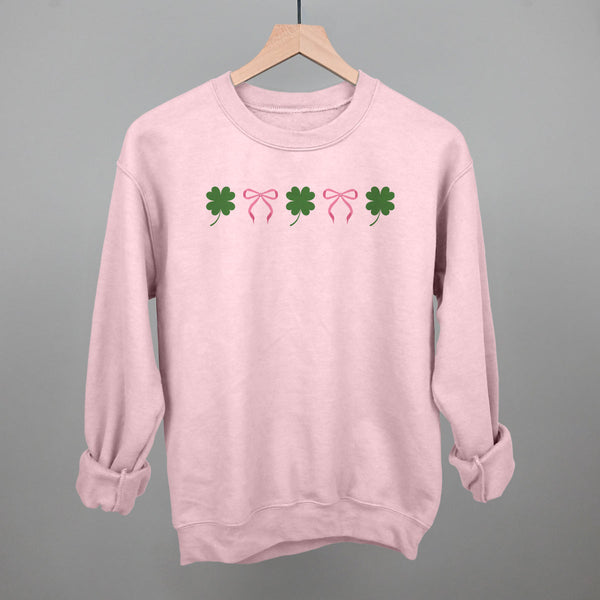 Pink Bows + Clovers