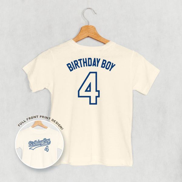 Birthday Boy Varsity #4 (Kids Back Print)