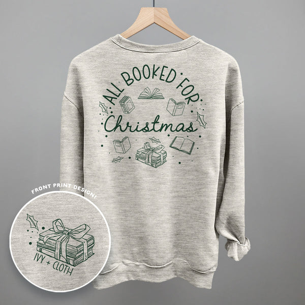 All Booked For Christmas Wreath (Back Print)