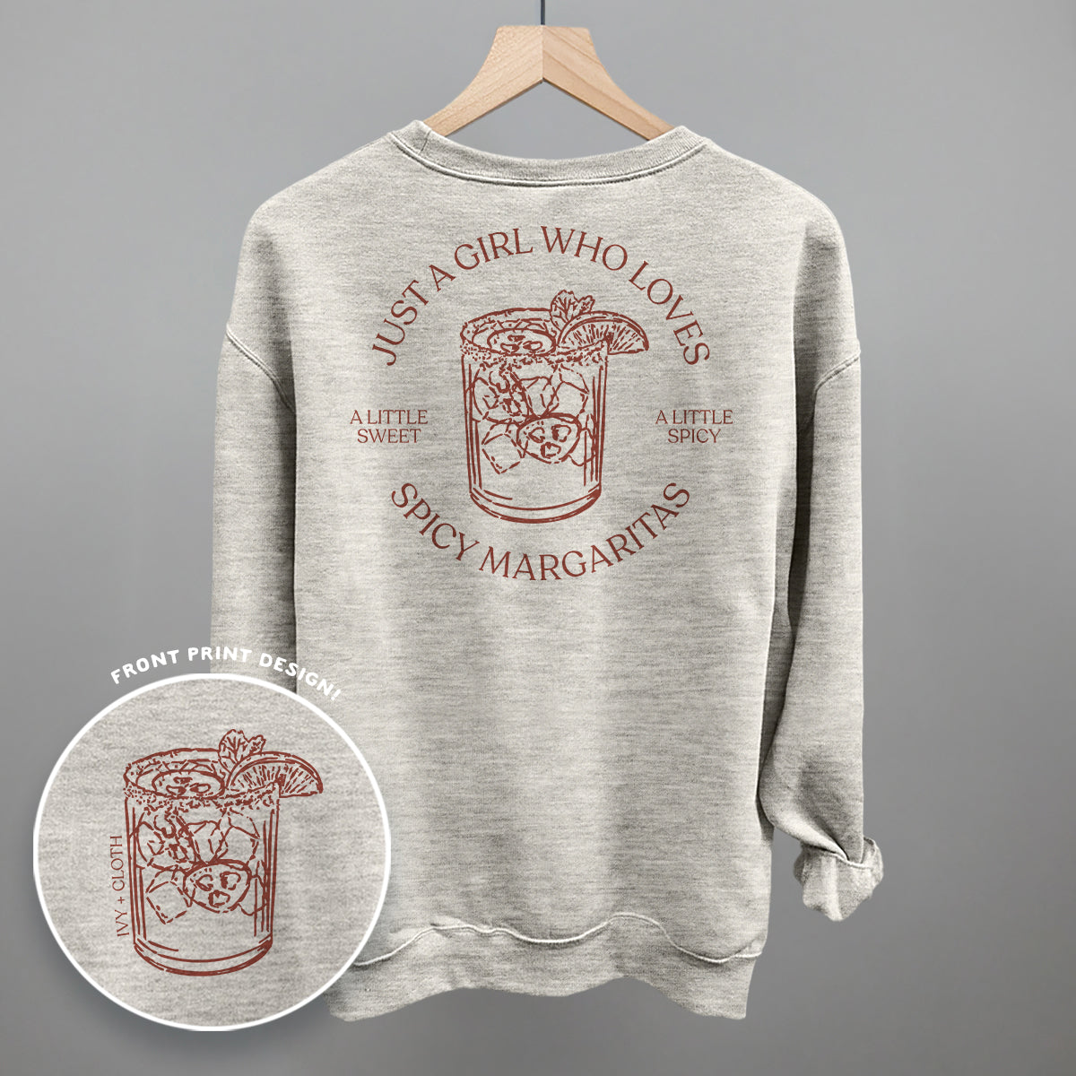 Just A Girl Who Loves Spicy Margaritas (Back Print)
