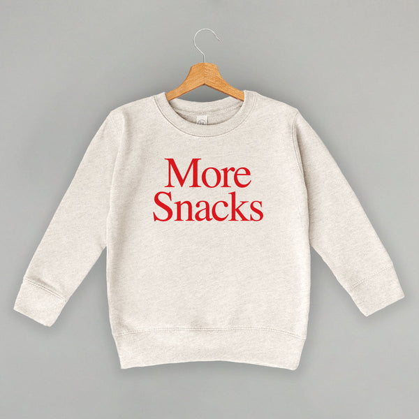 More Snacks Text (Kids)