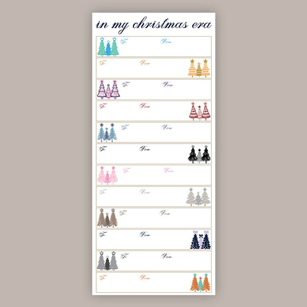 In My Christmas Era Holiday Tags (Sticker Sheet)
