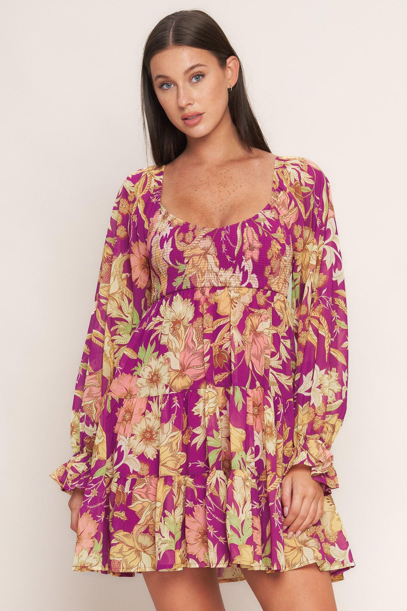 KEEPER OF MY HEART WOVEN MINI DRESS
