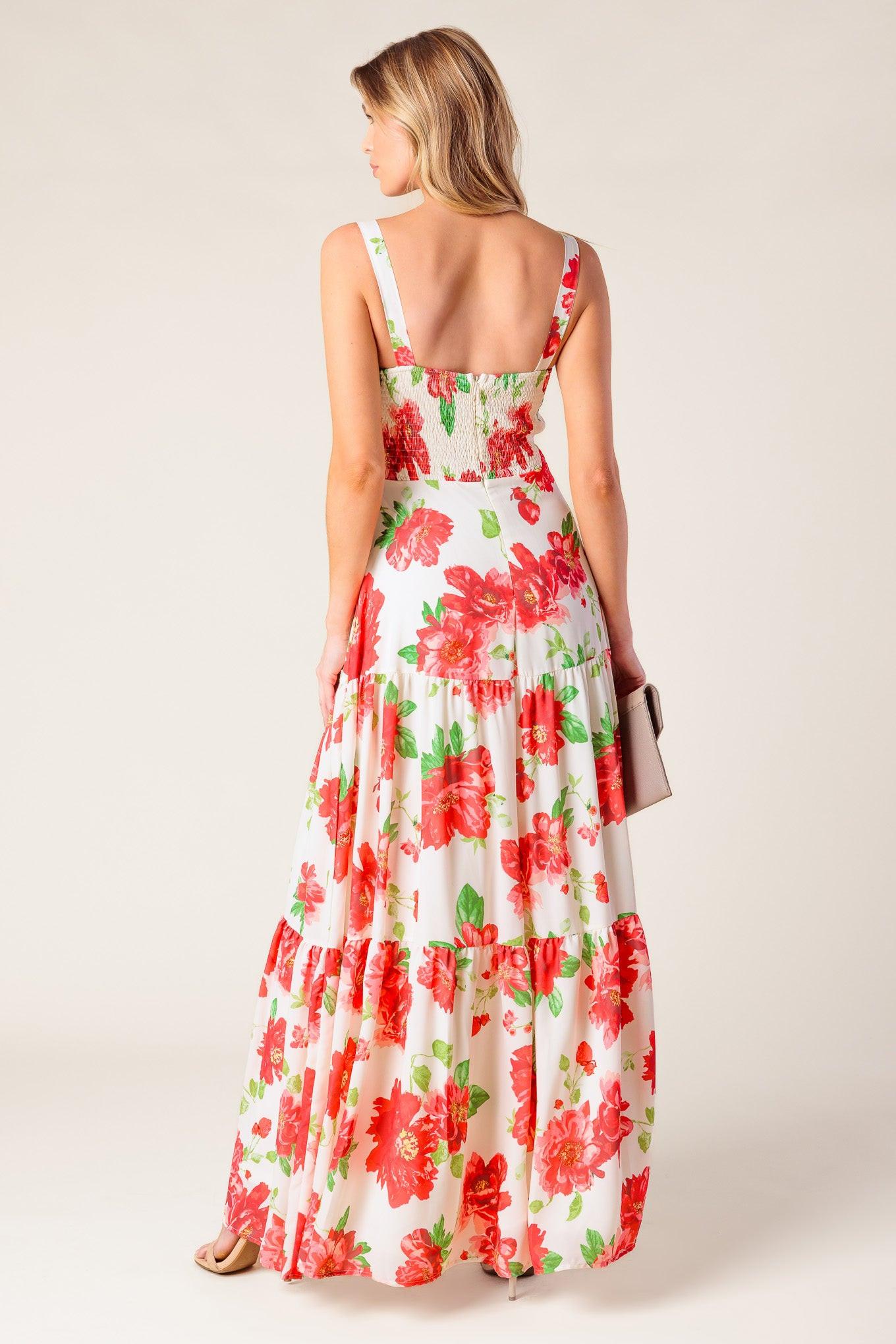 LOST IN THE DETAILS WOVEN MAXI DRESS