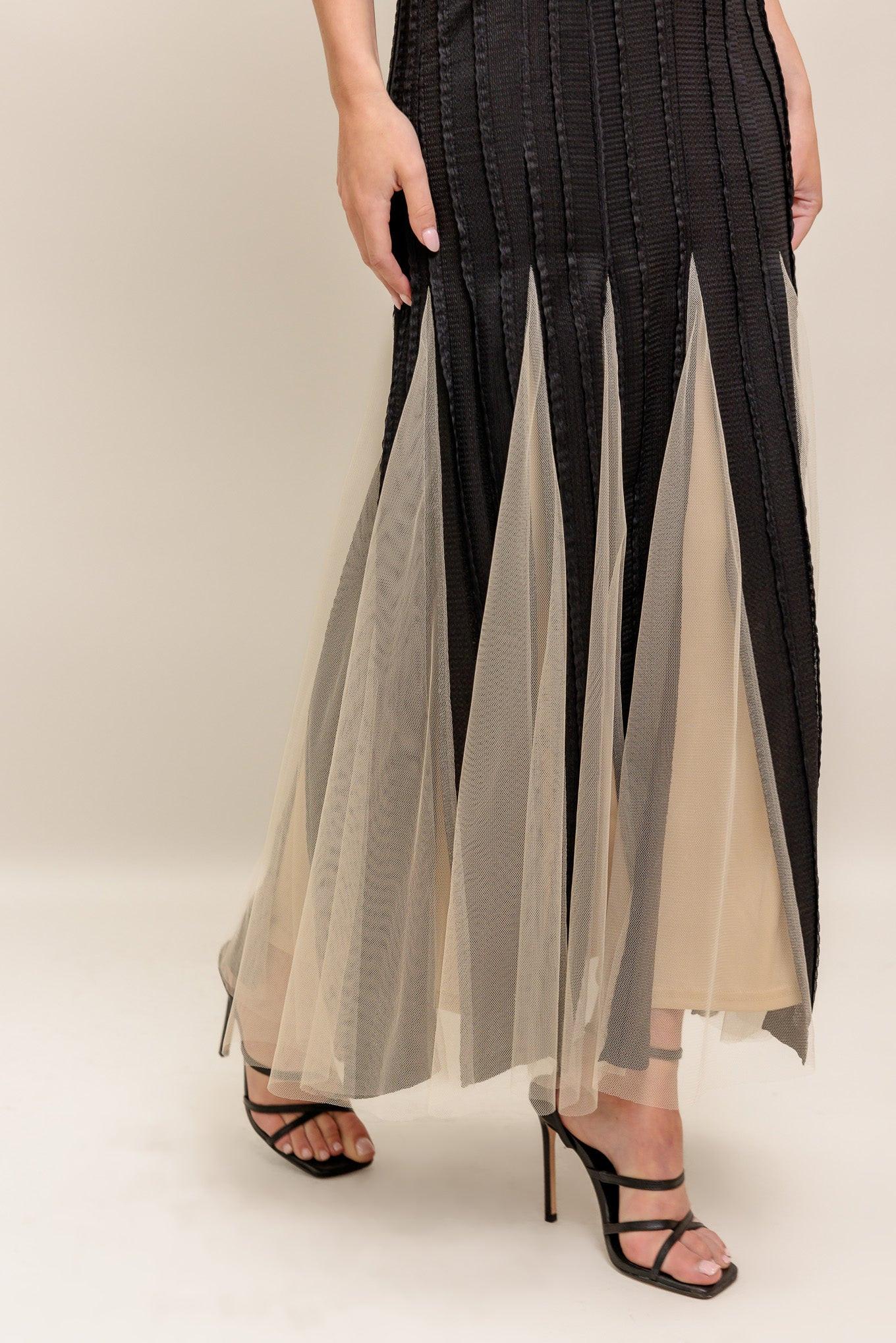 noir knit maxi dress Claire Knit Maxi Dress in Black The Normal Brand