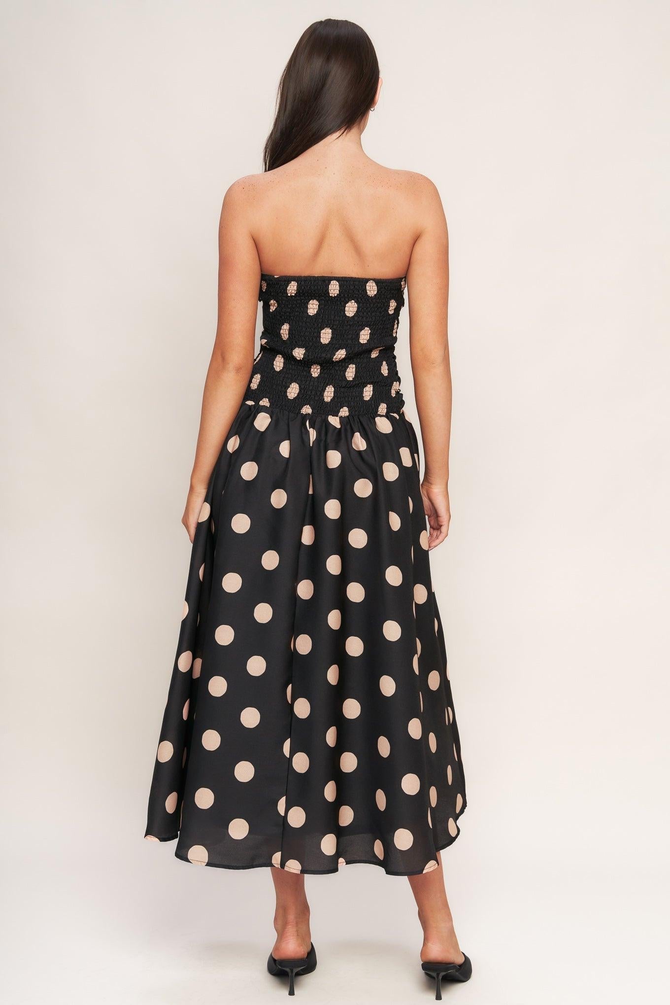 SPOTLIGHT HOUR WOVEN MIDI DRESS