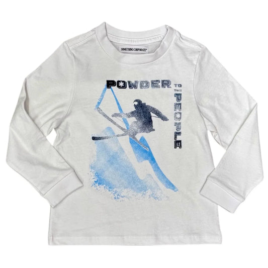 Something Corporate - Powder People L/S Tee Big Kid (01SC225B)