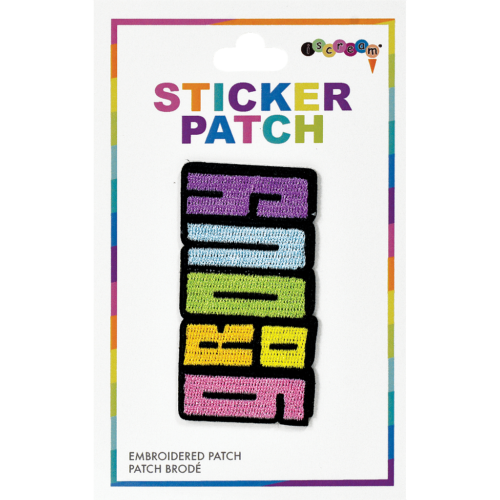 ISCREAM - Embroidered Sticker Patch