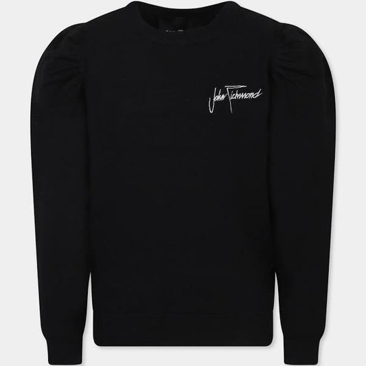 Richmond - Junior Embroidered Logo Sweatshirt, Black