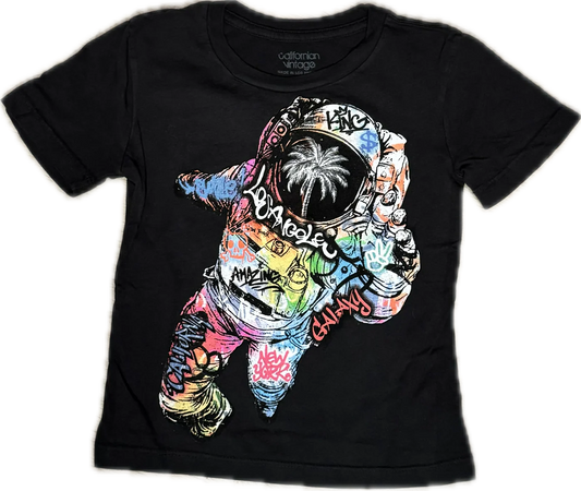 Californian Vintage - Astro T-Shirt, Charcoal