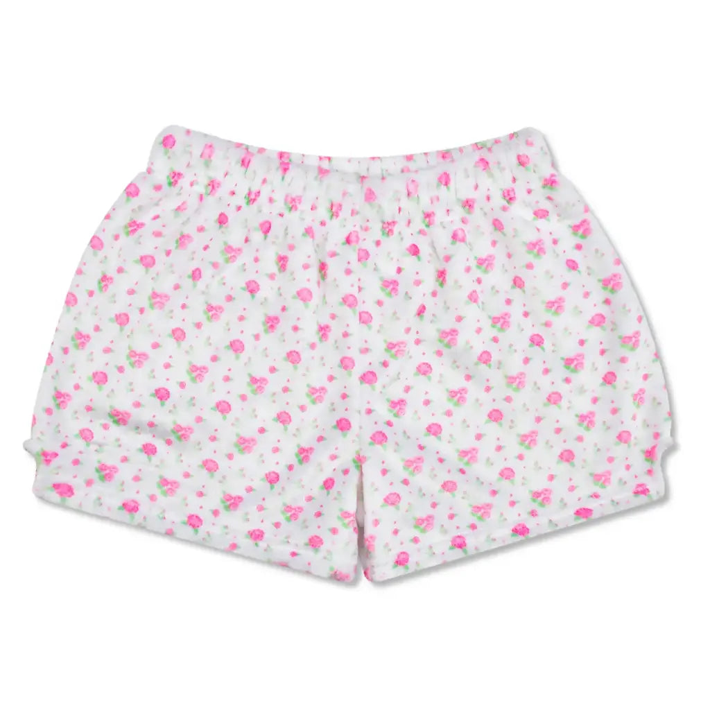 ISCREAM - Pretty in White Plush Shorts
