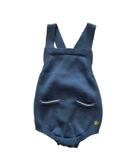Martin Aranda - Knit Navy Blue Overalls