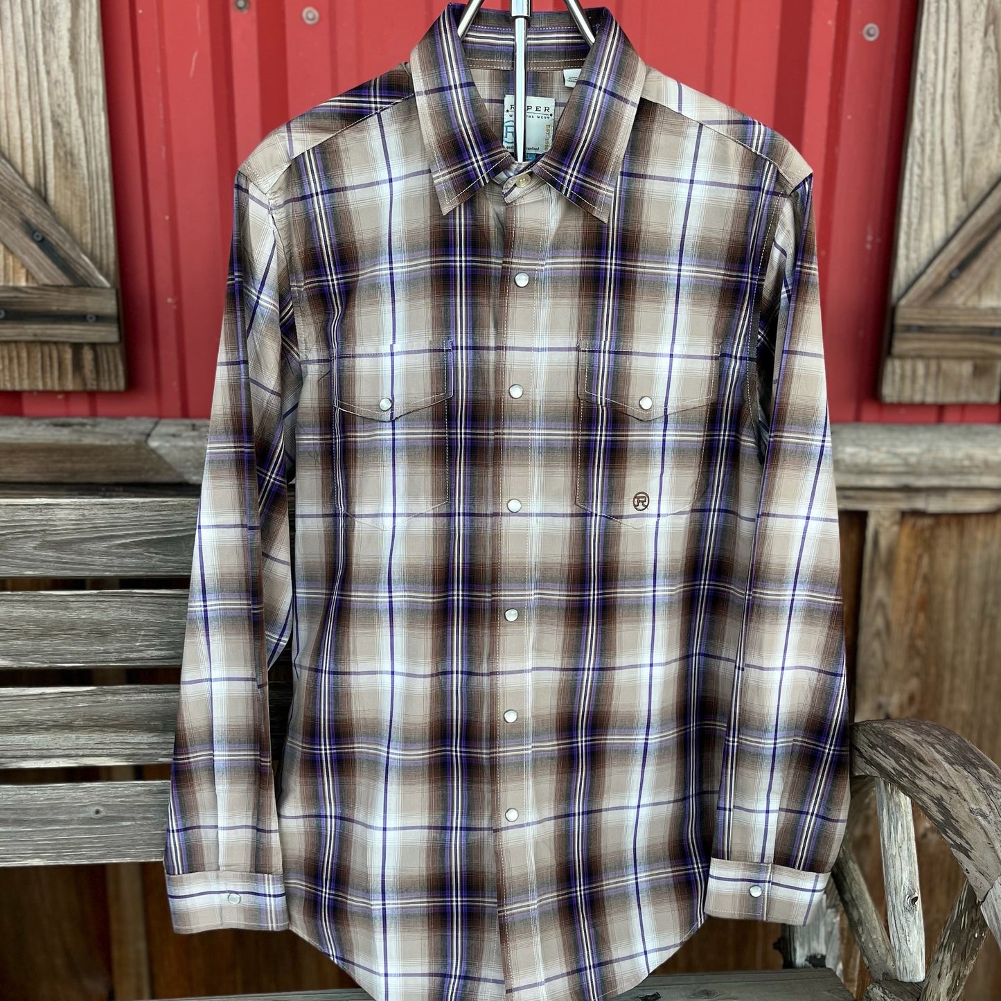 Grey Plaid | Roper Boys