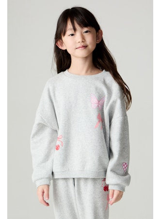 Chaser - Girl Power Medley Crewneck & Pants, Heather Grey