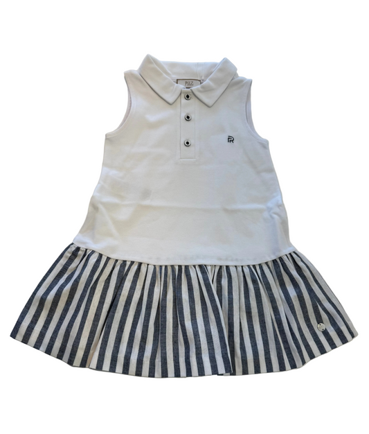 Paz Rodriguez - Woven Infant Girl Dress Eslora, White