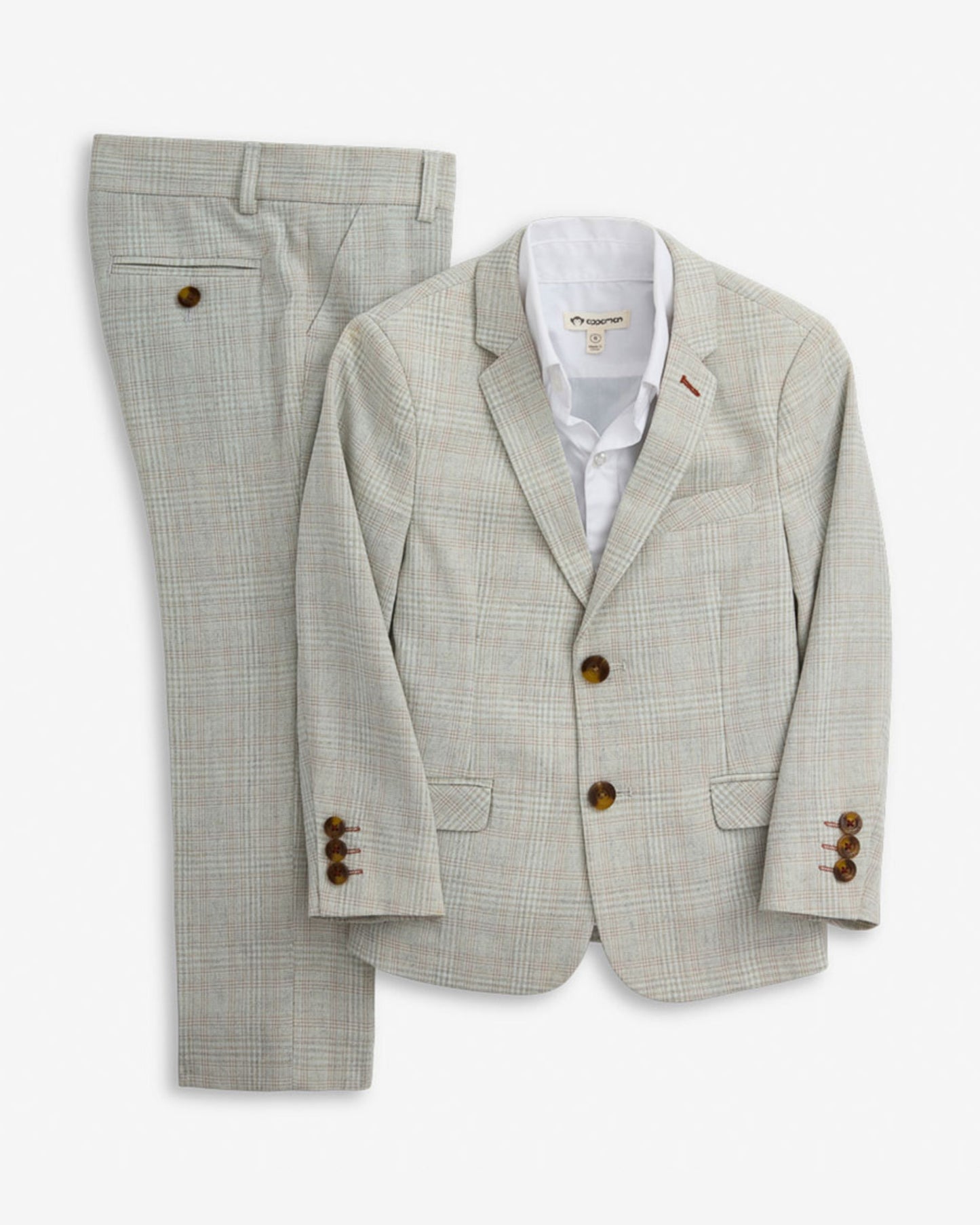 Appaman - 2pc Stretchy Mod Suit, Oceanside Plaid