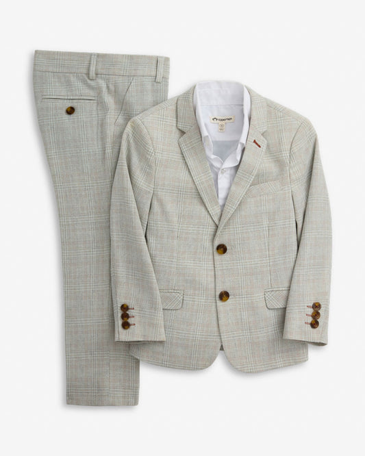 Appaman - 2pc Stretchy Mod Suit, Oceanside Plaid