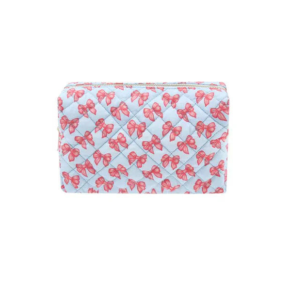 Mavi Bandz - Blue Bow Cosmetic Bag