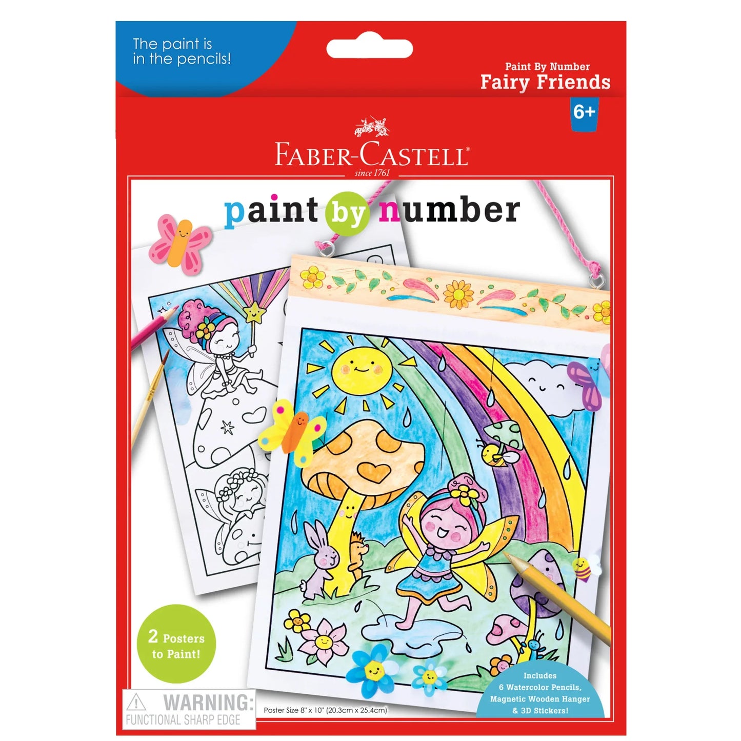 Faber-Castell - Paint By Number Fairy Friends Wall Art