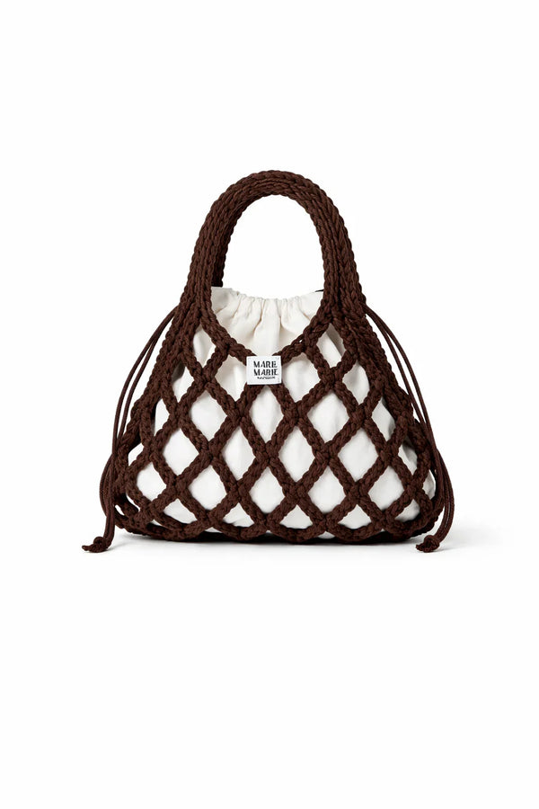 Marie Marie - Net Bag, Chocolate