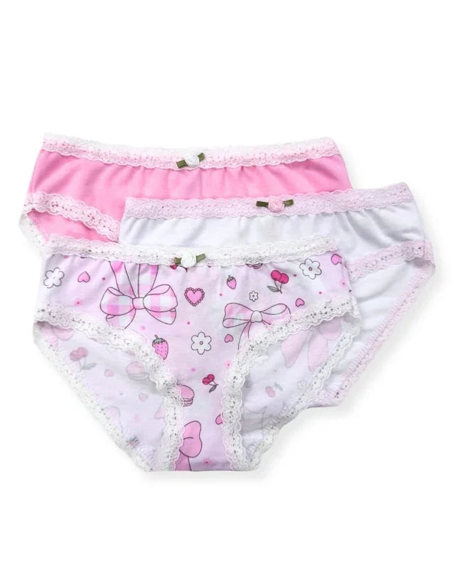 Esme - Panties 3 Pk, Summer Bows