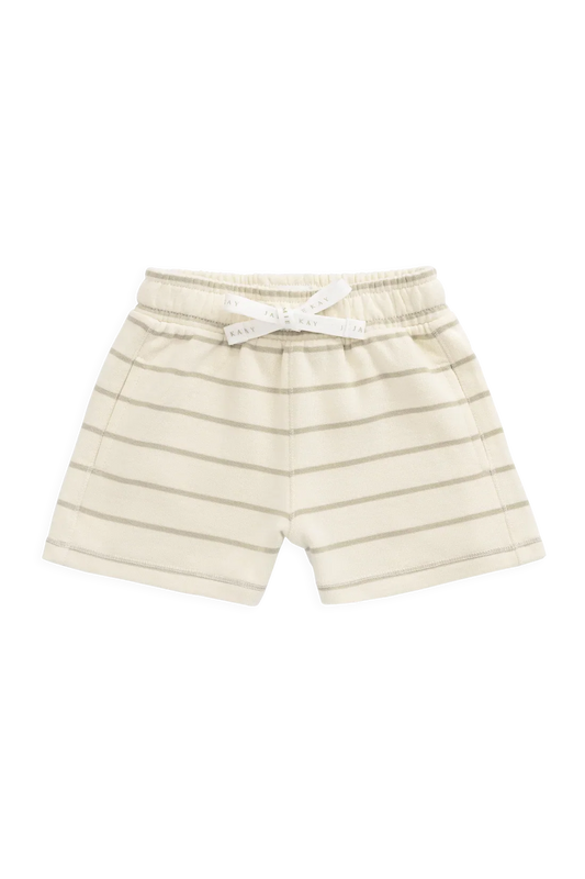 Jamie Kay - Jalen Shorts, Horizon Stripe Lichen/Cloud