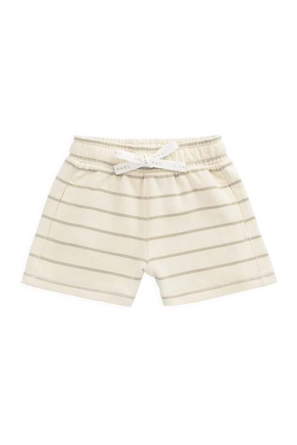 Jamie Kay - Jalen Shorts, Horizon Stripe Lichen/Cloud