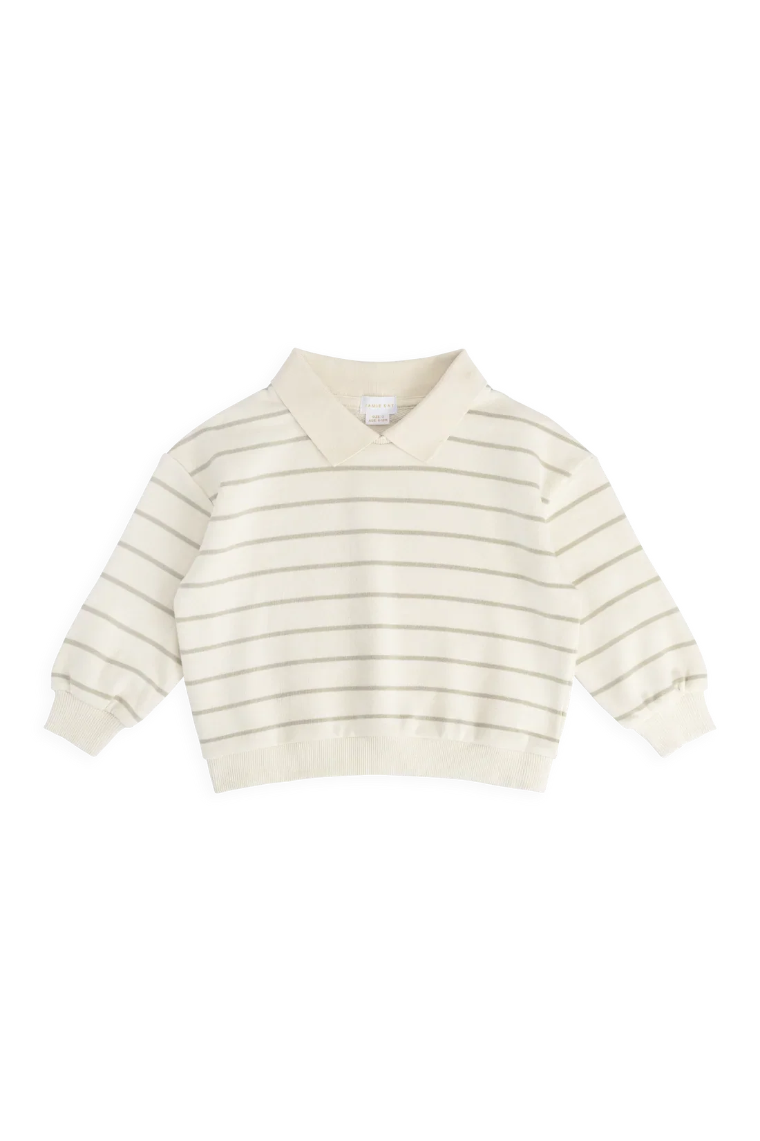 Jamie Kay - Benedict Sweatshirt, Horizon Stripe Lichen/Cloud