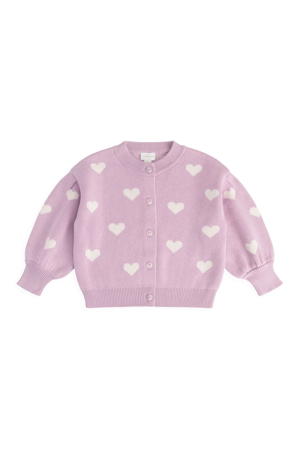 Jamie Kay - Kayla Heart Cardigan & Pants, Jacquard Orchid Dream