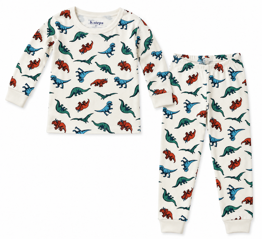 Baby Steps - Stomping Dinos Pajamas, Sand