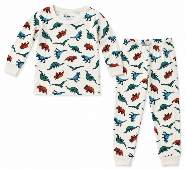 Baby Steps - Stomping Dinos Pajamas, Sand